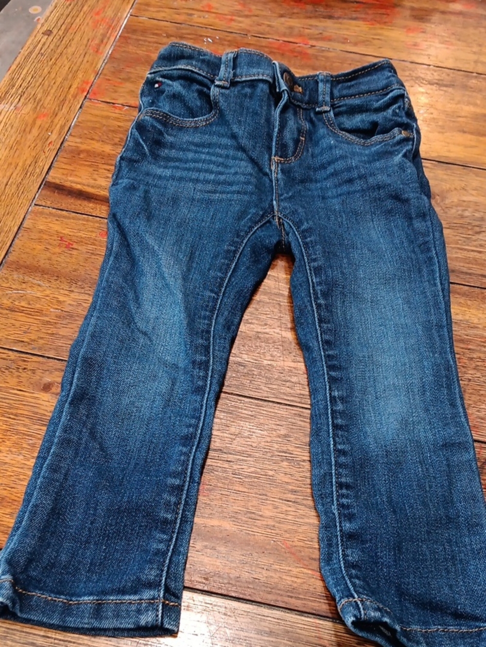 Tommy Hilfiger Girls' Dark Blue Boot Cut Jeans